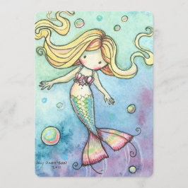 Invitaciones de Cumpleaños de Sirena Lindas para N