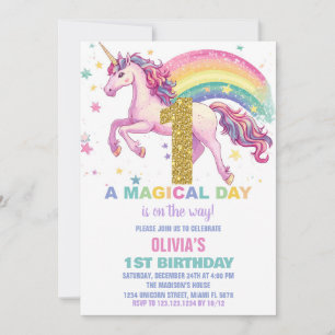 Invitaciones de cumpleaños de Unicornio