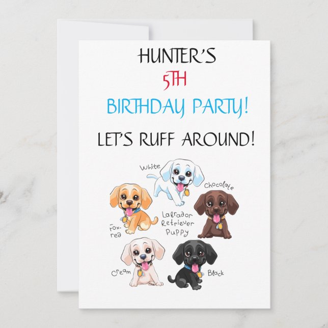 INVITACIONES DE CUMPLEAÑOS DE "VAMOS A CAER" (Anverso)