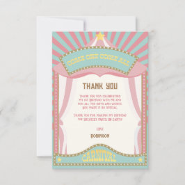 Invitaciones de cumpleaños del Carnaval de Retro R