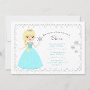 Invitaciones de cumpleaños del chica