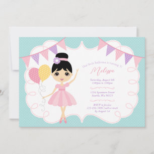 Invitaciones de cumpleaños del chica