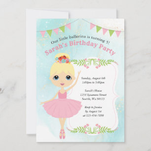 Invitaciones de cumpleaños del chica