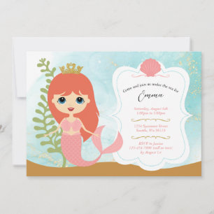 Invitaciones de cumpleaños del chica