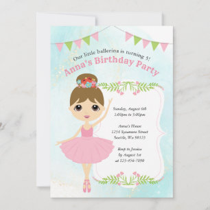Invitaciones de cumpleaños del chica
