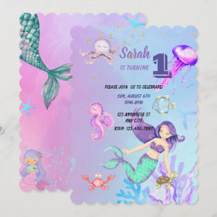 Invitaciones de cumpleaños del chica