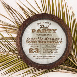 Invitaciones de cumpleaños del Fiesta de la piscin<br><div class="desc">Invitaciones de cumpleaños de Fiestas de la piscina de verano de coco.</div>