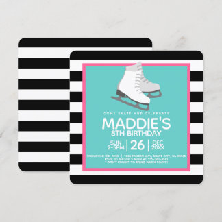 Invitaciones de cumpleaños del Fiesta de patinaje