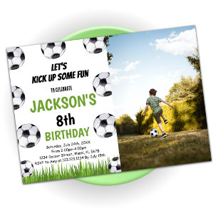 Invitaciones de cumpleaños del partido de fútbol n