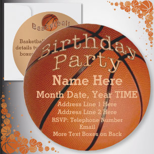 Invitaciones de cumpleaños del Personalizado de la