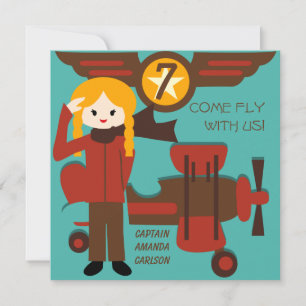 Invitaciones de cumpleaños del piloto de Chicas ru