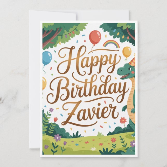 Invitaciones de cumpleaños 🎉 – Fiesta divertida y (Anverso)