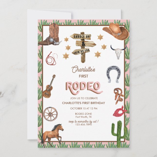 Invitaciones de cumpleaños | Invitaciones de cumpl (Anverso)