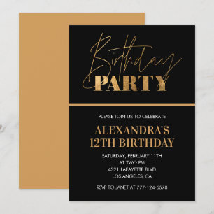 invitaciones de cumpleaños número 12 Fiesta de cum