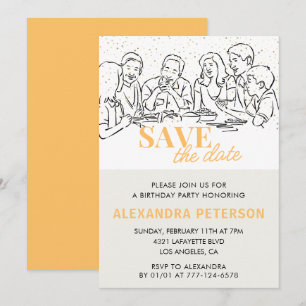 invitaciones de cumpleaños número 15 Save the date