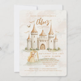 Invitaciones de cumpleaños número 1 de la princesa