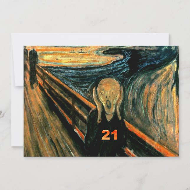 Invitaciones de cumpleaños número 21 (Anverso)