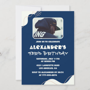 Invitaciones de cumpleaños número 43 para hombres 