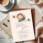 Invitaciones de cumpleaños número 50 al tema del c<br><div class="desc">Celebre su hito con estilo con estas invitaciones de 50 años, que incluyen un acogedor diseño de taza de café acuarela que es perfecto para fiestas de cumpleaños para adultos. Ya sea que esté planeando una fiesta sorpresa en verano, otoño, otoño o invierno, estas encantadoras invitaciones de cumpleaños marcan el...</div>