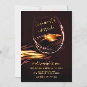 Invitaciones de Cumpleaños Número 50 para Hombre