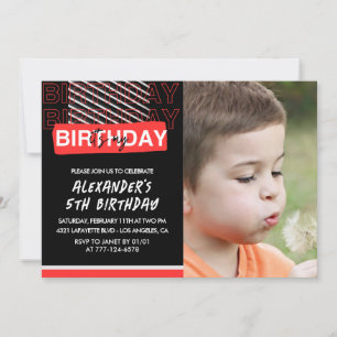 invitaciones de cumpleaños número 5 para niño Fies