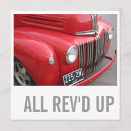 Invitaciones de cumpleaños número 60 Camión Enamor