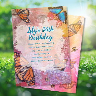 Invitaciones de cumpleaños para adultos de Maripos