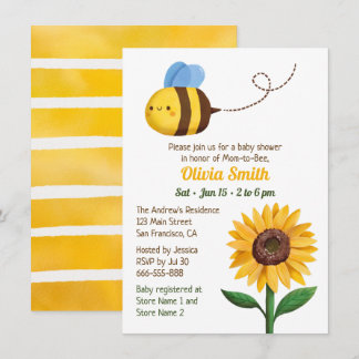 Invitaciones de Cumpleaños para Baby Shower de Abe