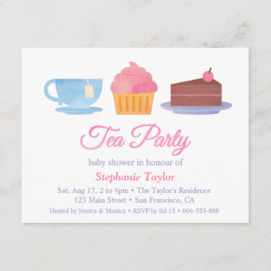 Invitaciones de Cumpleaños para Baby Shower Elegan