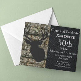 Invitaciones de cumpleaños para cacería de venados