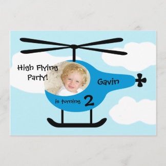 Invitaciones de cumpleaños para el transporte foto