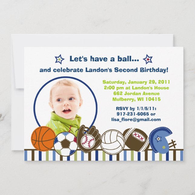 Invitaciones de cumpleaños para jugar al Personali (Anverso)