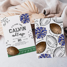 Invitaciones de cumpleaños para la campaña de fútb