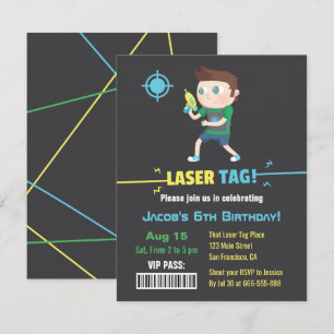 Invitaciones de Cumpleaños para Niños con Pase VIP