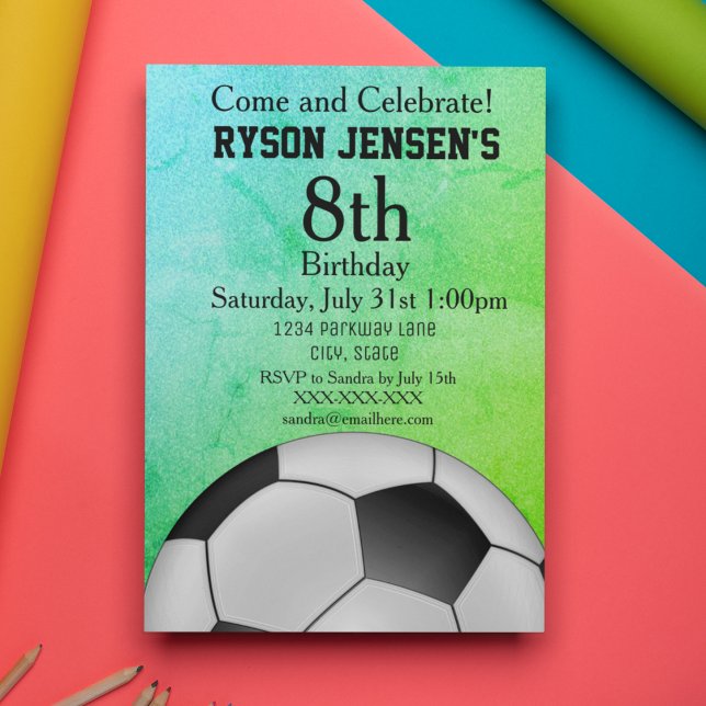 Invitaciones de cumpleaños para niños deportivos c (Subido por el creador)