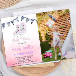 Invitaciones de cumpleaños para patinar sobre hiel