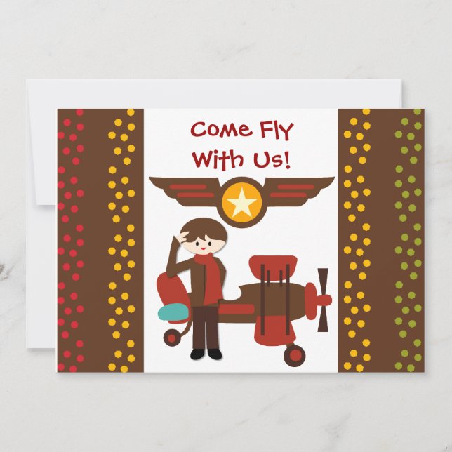 Invitaciones de cumpleaños personalizadas a un pil (Anverso)