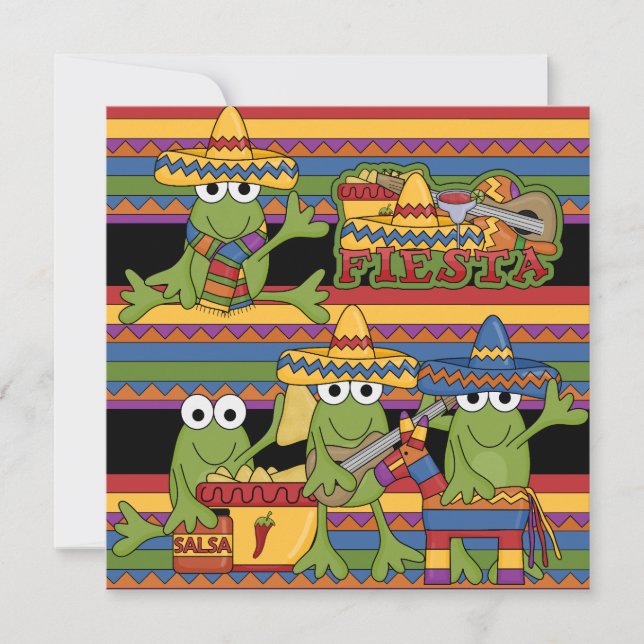 Invitaciones de cumpleaños personalizadas de Monke (Anverso)