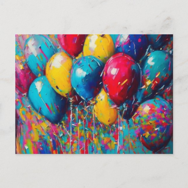 Invitaciones de cumpleaños personalizadas | Neutro (Anverso)