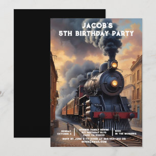 Invitaciones de cumpleaños personalizadas para tre