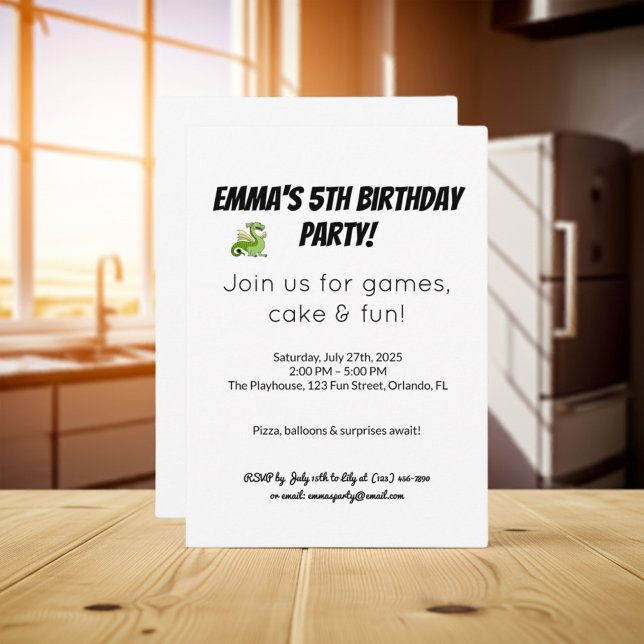 Invitaciones de cumpleaños por hito: ¡50-90! (Subido por el creador)