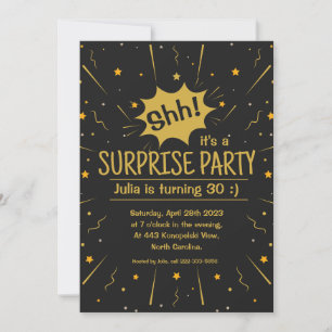 Invitaciones de cumpleaños sorpresa divertidas