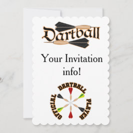 Invitaciones de Dartball
