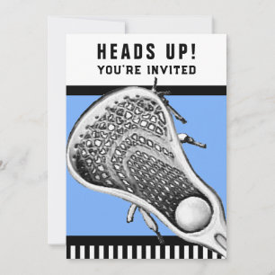 Invitaciones de deportes de Lacrosse