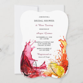 Invitaciones de Despedida de Soltera con tema de v