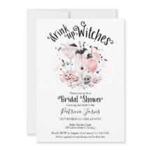 Invitaciones de Despedida de Soltera de Halloween 
