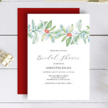 Invitaciones de Despedida de Soltera de Invierno A