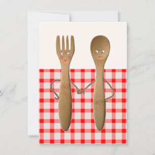 Invitaciones de Despedida de Soltera en la Cocina