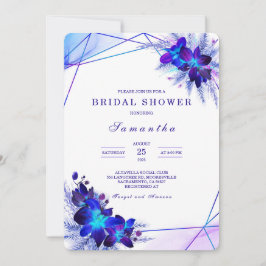 Invitaciones de Despedida de Soltera Turquesa Mora
