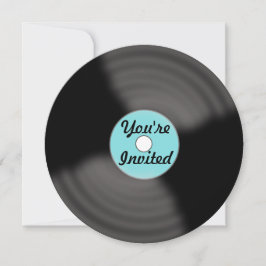 Invitaciones de discos antiguos